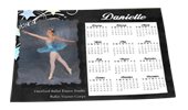Black & Gray Dance Calendar