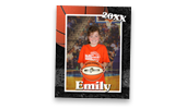 Black & Gray Basketball 4x5 Magnets