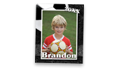 Black & Gray Soccer 4x5 Magnets