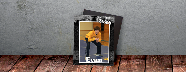 Black & Gray Wrestling 4x5 Magnets