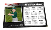 Black & Gray Baseball Calendar