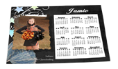 Black & Gray Cheerleading Calendar