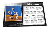 Black & Gray Volleyball Calendar