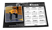 Black & Gray Wrestling Calendar