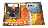 Contemporary Volleyball Calendar