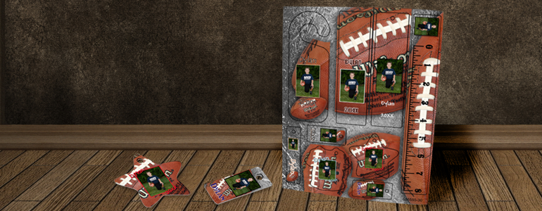 Black & Gray Football Funpacks