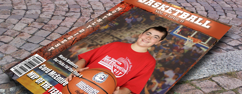 Contemporary Basketball Magazine Cover