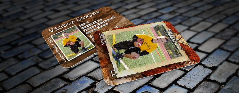 Contemporary Football Trader Cards