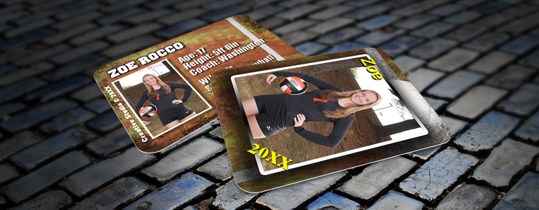 Contemporary Volleyball Trader Cards