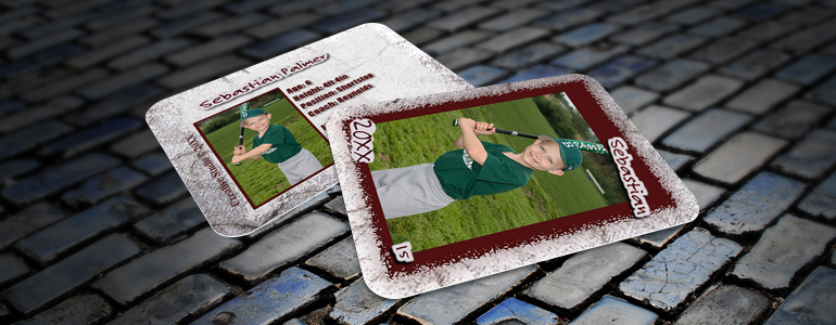 Maroon Mix Trader Cards