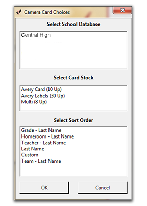 Printing Camera Cards & Labels